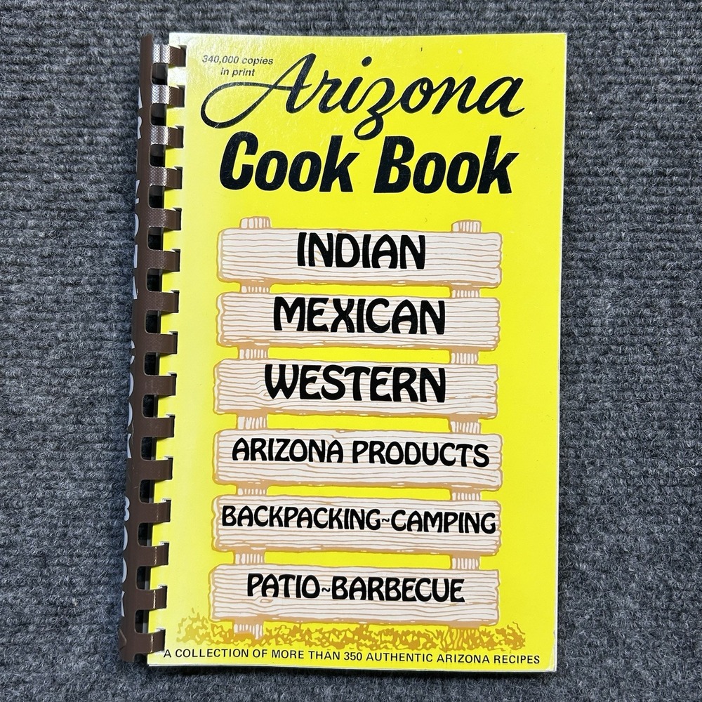 Arizona Cookbook Golden West Publishers Mildred Fischer 1983 Mexican Indian West